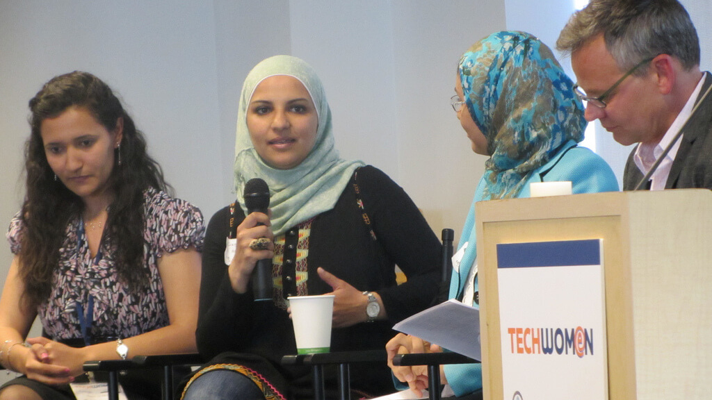 Google Event -   TechWomen Mentee, Rayya Abu Ghosh, Speaking