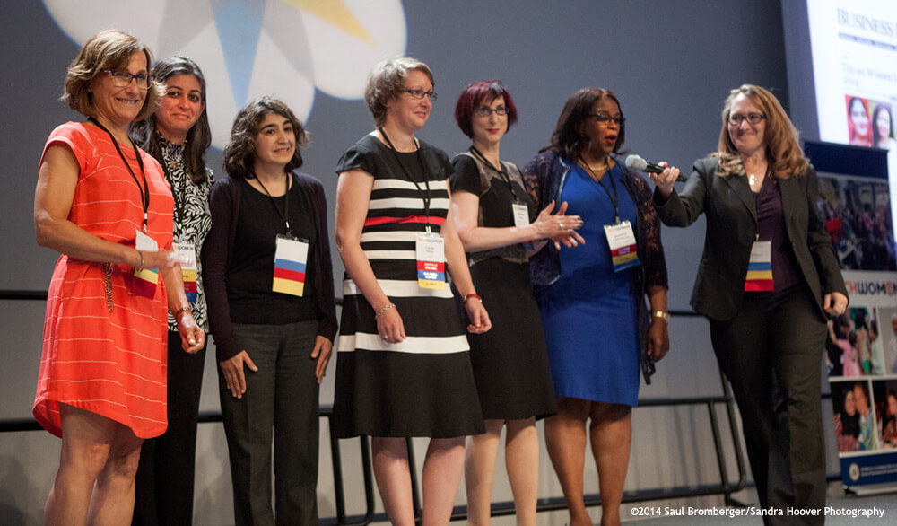 TechWomen Alumnae Organization members at the 2014 Welcome Orientation