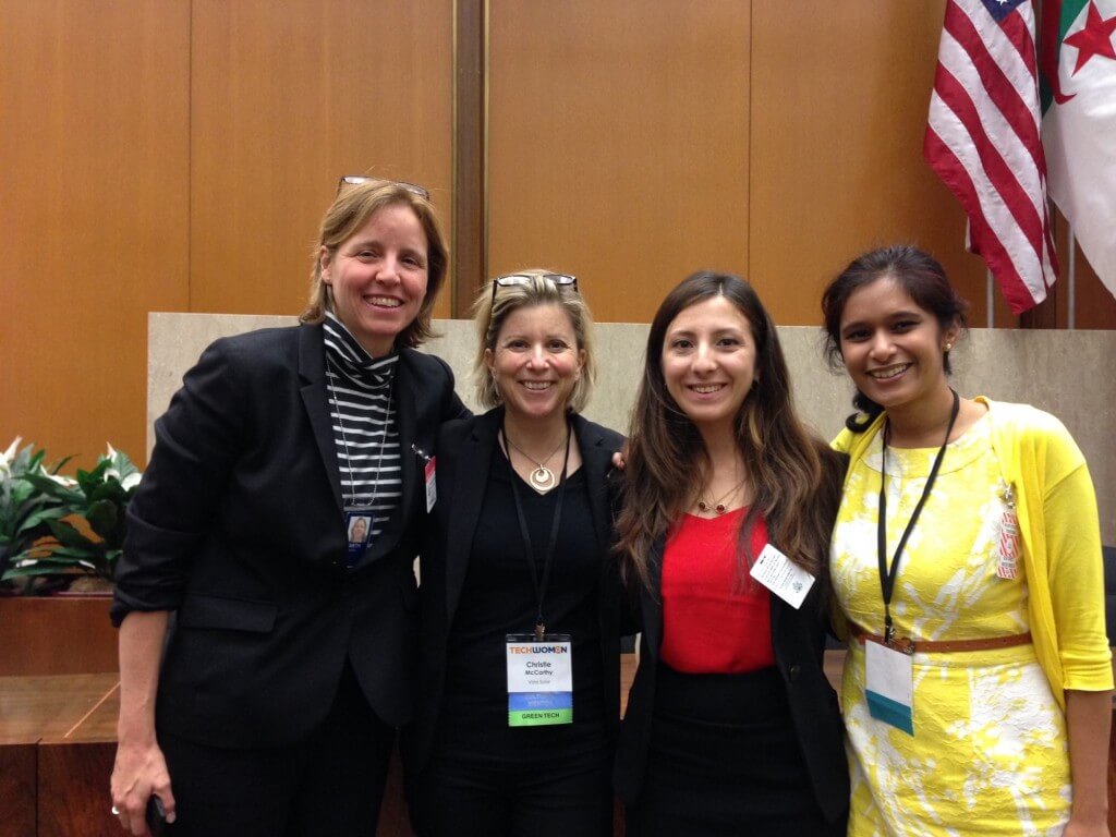 With US Chief Technology Officer (and former Google VP) Megan Smith at the State Department.