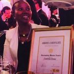 Zimkhita Buwa, 2013 fellow and committee member of the Silicon Cape Initiative, received award from the Women in ICT – Partnership for Change Award.