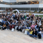 The Fall 2022 Emerging Leaders congregate at Chan Zuckerburg Biohub in San Francisco for their TechWomen Welcome Orientation
